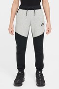 Nike spodnie dresowe dziecięce Nike Sportswear Tech Fleece czarne regular waist HV5869