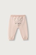 United Colors of Benetton pantaloni da tuta per neonati con cotone rosa 3YWVAF02P