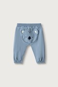 United Colors of Benetton pantaloni da tuta per neonati con cotone blu 3YWVAF02P