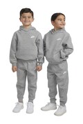 Nike pantaloni de trening pentru copii cu bumbac gri regular waist 86L091