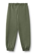 Wheat spodnie dresowe dziecięce bawełniane zielone regular waist 2888-672-GOTS