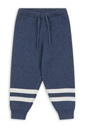 Konges Sløjd spodnie dresowe dziecięce z dodatkiem wełny LAPIS PANTS WOOL granatowe KS106094