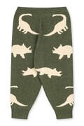 Konges Sløjd spodnie dresowe dziecięce z dodatkiem wełny LAPIS PANTS WOOL zielone KS106094