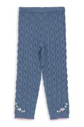 Konges Sløjd legíny detské s bavlnou ROSIER PANTS ružové high waist KS106225