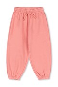 Konges Sløjd spodnie dresowe dziecięce z bawełną LOU SWEAT PANTS GOTS różowe regular waist KS106106