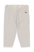 Konges Sløjd tajice za djecu od pamuka s elastanom BASIC PANTS GOTS bijele spušteni struk KS105899