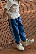 Donsje spodnie dresowe dziecięce z bawełną granatowe regular waist 3048100