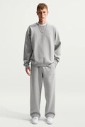 Nike Sportswear spodnie dresowe męskie z bawełną Solo Swoosh szare HV1090.063