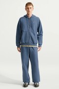 Nike Sportswear spodnie dresowe męskie z bawełną Solo Swoosh niebieskie HV1090.491