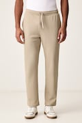Emporio Armani Underwear spodnie lounge męskie z bawełną beżowe regular waist EM001870 AF25051
