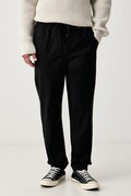 Hurley spodnie joggery męskie bawełniane z elastanem czarne regular waist MPTEU00046