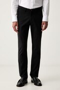 Baldessarini spodnie regular męskie bawełniane z elastanem czarne regular waist B1 16836.2420
