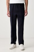Lacoste spodnie dresowe męskie z bawełną granatowe regular waist XH8615