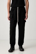 Rick Owens DRKSHDW Creatch Cargo hlače cargo s pamukom za muškarce crne spušteni struk DU02F6376 RIG