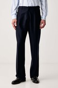 FAY spodnie garniturowe męskie wełniane granatowe regular waist NTM80532050WGZ