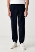 Lacoste spodnie dresowe męskie z bawełną granatowe regular waist XH9455