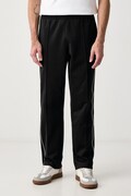 Lacoste spodnie dresowe męskie z bawełną czarne regular waist XH0628