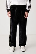 adidas Originals spodnie dresowe męskie z bawełną Firebird Velour czarne regular waist KS4100