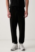 Tommy Jeans spodnie dresowe męskie bawełniane czarne regular waist DM0DM23593