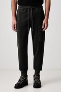 C.P. Company spodnie dresowe męskie bawełniane zielone regular waist 21CMSP191A006614G