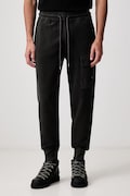 C.P. Company spodnie dresowe męskie bawełniane zielone regular waist 21CMSP191A006614G