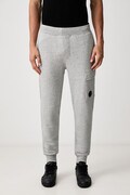 C.P. Company spodnie dresowe męskie bawełniane szare regular waist RCCMSP717A005086W