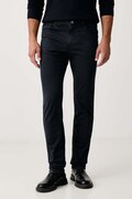 Trussardi spodnie męskie bawełniane z elastanem granatowe regular waist P700H004766N