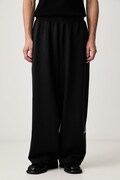 adidas Originals Spacer Open pantaloni de trening cu bumbac pentru bărbați negri regular waist KR3974
