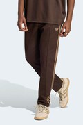 adidas Originals teplákové nohavice pánske s bavlnou Beckenbauer hnedé regular waist KT5048