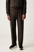 EA7 Emporio Armani παντελόνι επίσημο ανδρικό βαμβακερό καφέ ψηλή AF21822.7M002235
