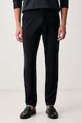 Marc O'Polo pantaloni jogger da uomo con viscosa blu navy regular waist 5000011705