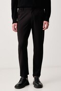 Marc O'Polo spodnie joggery męskie z wiskozą czarne regular waist 5000011705