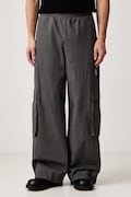 HELIOT EMIL штани cargo з бавовною чоловічі сірі regular waist AW26_M_10_207