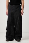 HELIOT EMIL штани cargo з бавовною чоловічі чорні regular waist AW26_M_10_207