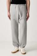 Carhartt WIP Chase Sweat spodnie dresowe z bawełną męskie szare regular waist I037458