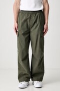 Carhartt WIP Mandler Cargo nohavice cargo bavlnené pánske zelené high waist I036874