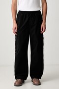 Carhartt WIP Mandler Cargo nohavice cargo bavlnené pánske čierne high waist I036874