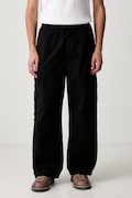Carhartt WIP Mandler Cargo nohavice cargo bavlnené pánske čierne high waist I036874