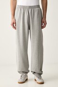 adidas Originals спортивні штани чоловічі з бавовною Trefoil Essentials сірі regular waist KS9823