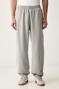 adidas Originals спортивні штани чоловічі з бавовною Trefoil Essentials сірі regular waist KS9823