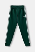 adidas Originals teplákové nohavice pánske zelené regular waist KE3514