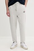Tommy Jeans spodnie dresowe męskie bawełniane szare regular waist DM0DM23903