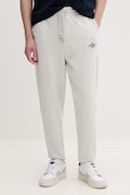 Tommy Jeans spodnie dresowe męskie bawełniane szare regular waist DM0DM23903