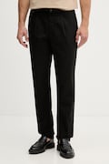 Tommy Hilfiger spodnie chinos męskie z bawełną czarne regular waist MW0MW43158