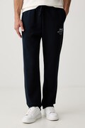 Tommy Hilfiger teplákové nohavice pánske bavlnené tmavomodré regular waist MW0MW44332
