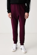 adidas spodnie dresowe męskie z bawełną Essentials Feelcozy bordowe regular waist KF2382