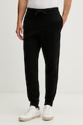 BOSS Green teplákové nohavice pánske bavlnené s elastanom Hadiko čierne high waist 50565748
