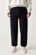 BOSS Green spodnie dresowe męskie z bawełną JT_Long Pants granatowe regular waist 50564096