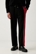 HUGO pantaloni da tuta da uomo in cotone Demsipant neri regular waist 50563789