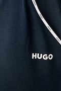 HUGO spodnie lounge męskie z bawełną NOAH PANTS granatowe regular waist 50566158